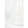 Lampe conique en verre de Murano à motifs rayés blancs. Années 70. LS6573256K 14