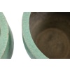 Paire de chevets ou bouts de canapé en laiton, verre et miroir. Années 70. LS6566387U 12