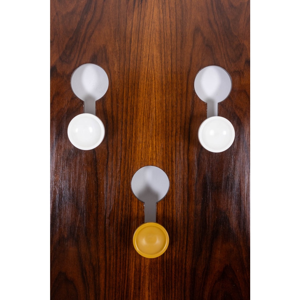 Carlo di Carli. Porte-manteaux en placage de palissandre. Années 1960. 8
