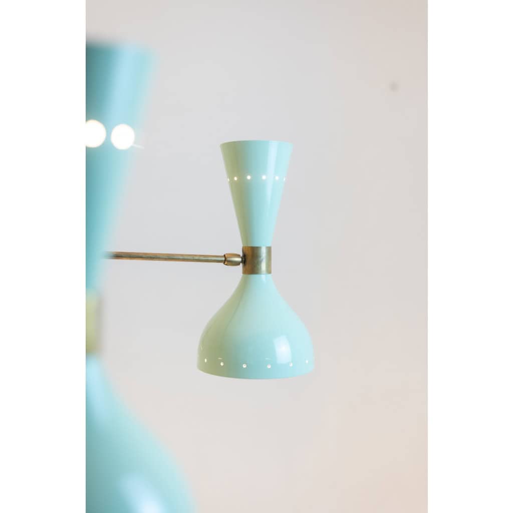 Lustre rayonnant de forme diabolo à 12 lumières. Contemporain. LS65881156T 7