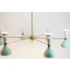 Lustre rayonnant de forme diabolo à 12 lumières. Contemporain. LS65891156T 18