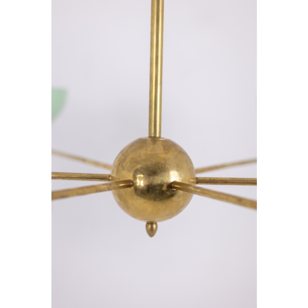 Lustre rayonnant de forme diabolo à 12 lumières. Contemporain. LS65891156T 10