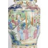 Paire de vases Canton pouvant former des lampes , XIXème siècle. 23