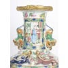 Paire de vases Canton pouvant former des lampes , XIXème siècle. 22