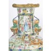 Paire de vases Canton pouvant former des lampes , XIXème siècle. 21