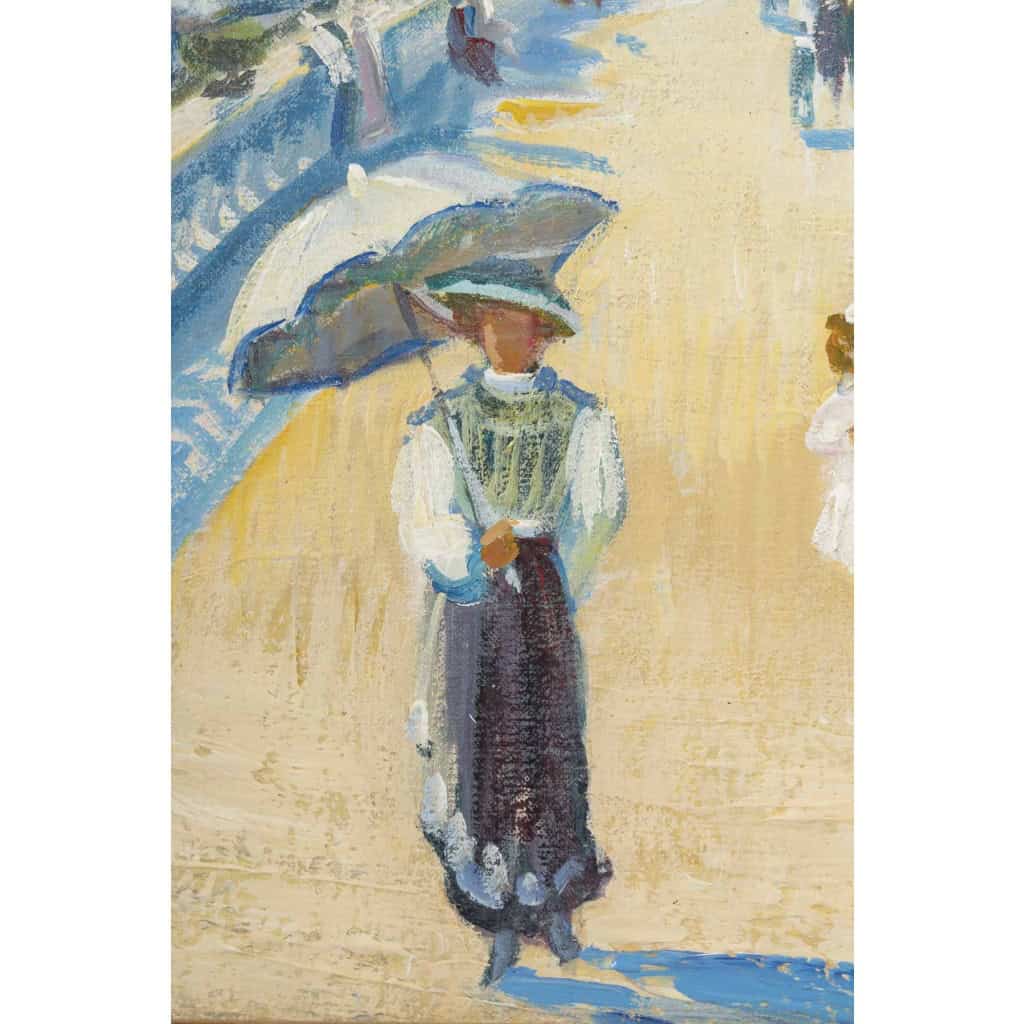 Martin LINDENAU 1948, Bord de mer à Monaco 7