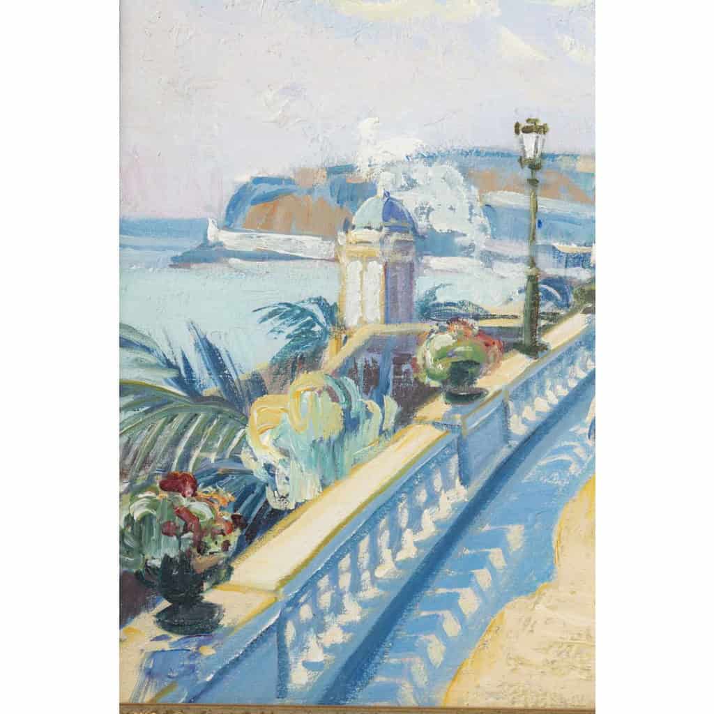 Martin LINDENAU 1948, Bord de mer à Monaco 12