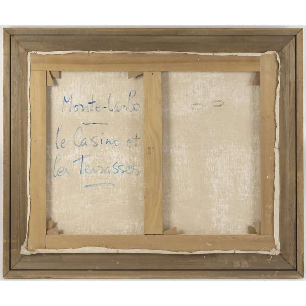 Martin LINDENAU 1948, Bord de mer à Monaco 14