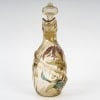 1890 Cristallerie Emile Gallé – Flacon Carafe Verre Jaune Emaillé Fleurs Papillon 16