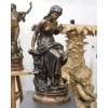 Sculpture – Le Retour Des Hirondelles , Auguste Moreau (1834-1917) – Bronze 15