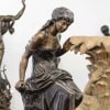 Sculpture – Le Retour Des Hirondelles , Auguste Moreau (1834-1917) – Bronze 14