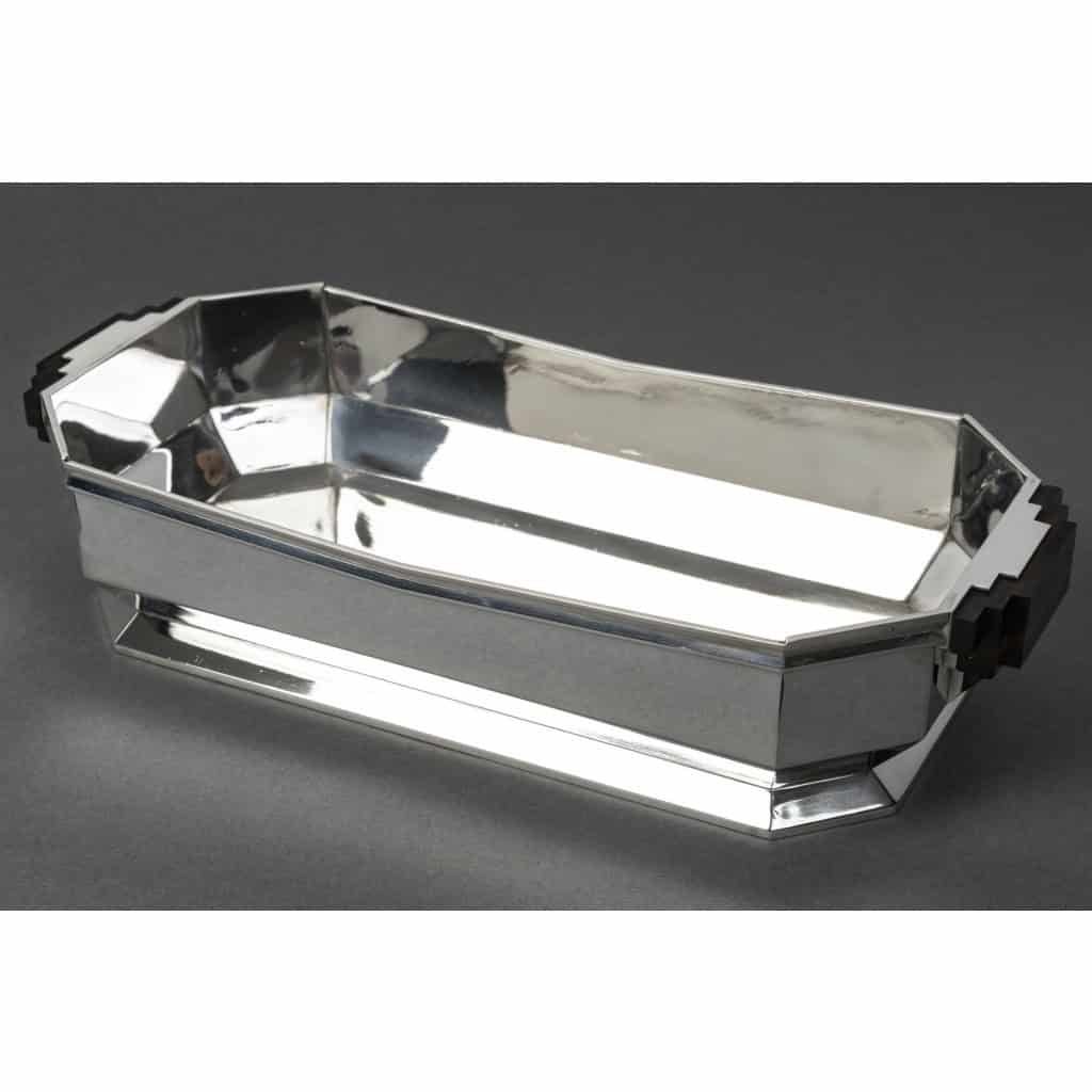 ORFÈVRE TETARD – JARDINIÈRE EN ARGENT MASSIF ÉPOQUE ART DECO 1930 4