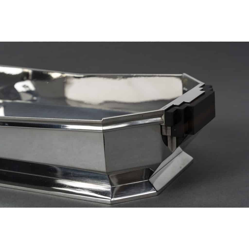 ORFÈVRE TETARD – JARDINIÈRE EN ARGENT MASSIF ÉPOQUE ART DECO 1930 7