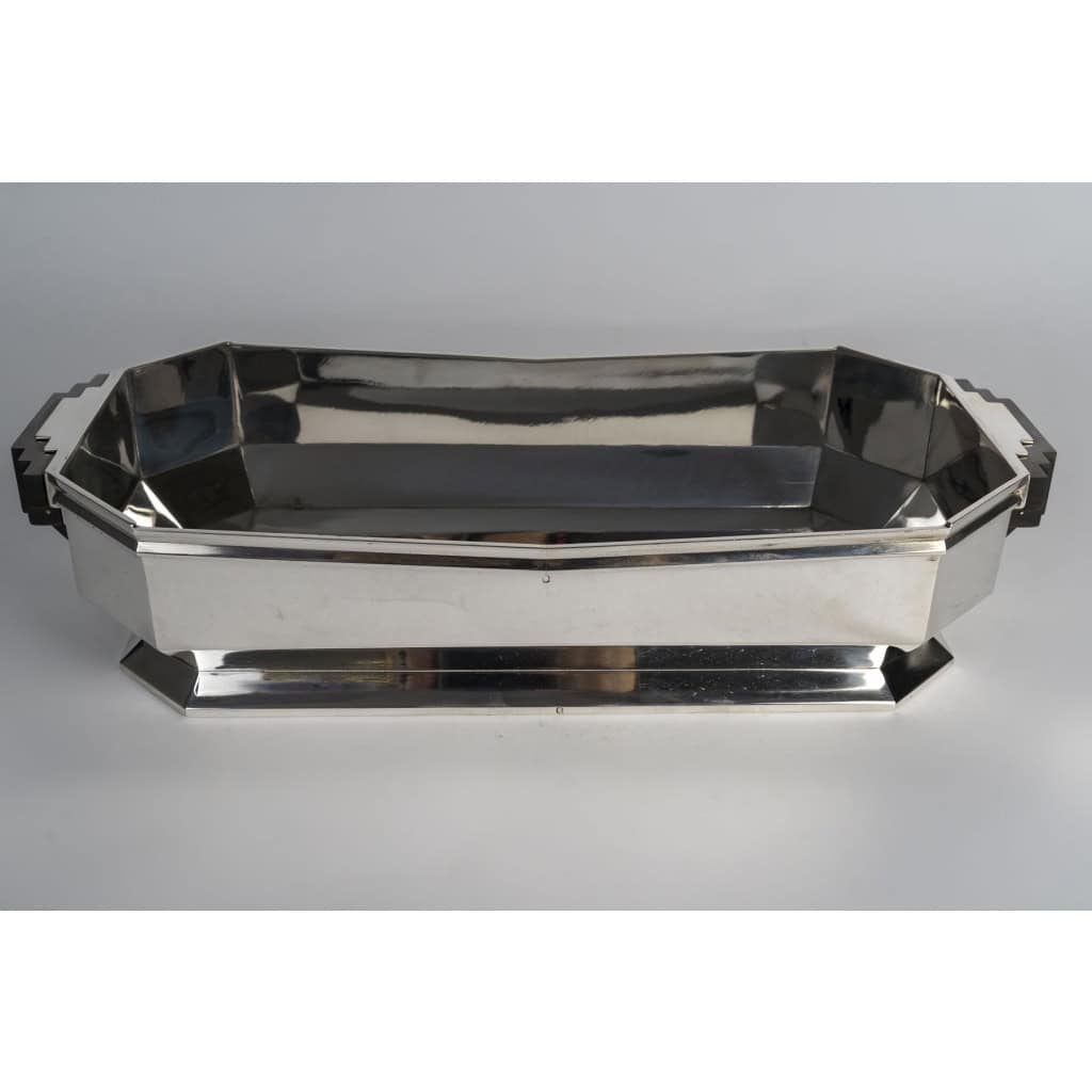 ORFÈVRE TETARD – JARDINIÈRE EN ARGENT MASSIF ÉPOQUE ART DECO 1930 13