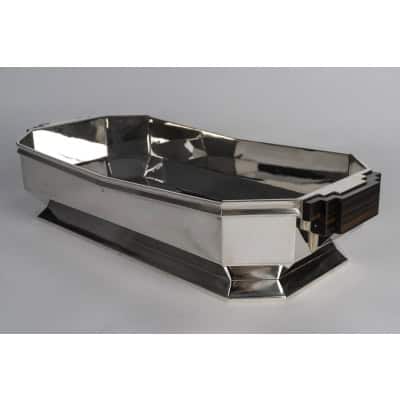 ORFÈVRE TETARD – JARDINIÈRE EN ARGENT MASSIF ÉPOQUE ART DECO 1930 3