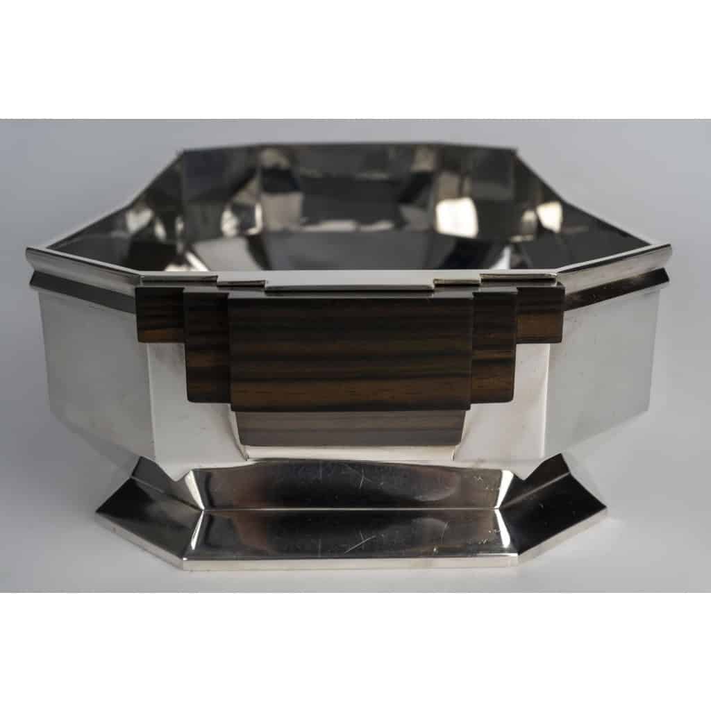 ORFÈVRE TETARD – JARDINIÈRE EN ARGENT MASSIF ÉPOQUE ART DECO 1930 15