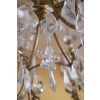 Paire de Lustes Néoclassique en bronze doré et cristal. Circa 1900 14