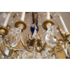 Paire de Lustes Néoclassique en bronze doré et cristal. Circa 1900 13