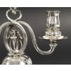 GEORG JENSEN Paire de candélabres en argent massif XXe ART DECO 19