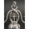 GEORG JENSEN Paire de candélabres en argent massif XXe ART DECO 20