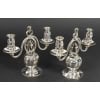 GEORG JENSEN Paire de candélabres en argent massif XXe ART DECO 23