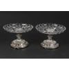 Orfèvre Eugène MERMILLOD – Paire de coupes en argent massif et cristal BACCARAT – XIXe 18