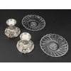 Orfèvre Eugène MERMILLOD – Paire de coupes en argent massif et cristal BACCARAT – XIXe 32