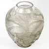 1921 René Lalique – Vase Archers Verre Blanc Patiné Gris 10