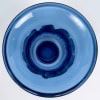 1930 René Lalique – Vase Piriac Verre Bleu Saphir Patiné Blanc 13