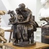 L’ Éducation Maternelle , Eugène Delaplanche (1836-1891) – Bronze 15