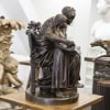 L’ Éducation Maternelle , Eugène Delaplanche (1836-1891) – Bronze 21