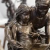 L’ Éducation Maternelle , Eugène Delaplanche (1836-1891) – Bronze 19
