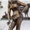 La Dresseuse De Chien , Vincent Désiré Faure De Broussé (1843-1908) – Bronze 20