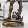 La Dresseuse De Chien , Vincent Désiré Faure De Broussé (1843-1908) – Bronze 16