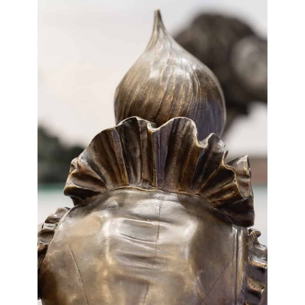 La Dresseuse De Chien , Vincent Désiré Faure De Broussé (1843-1908) – Bronze 8