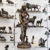 La Dresseuse De Chien , Vincent Désiré Faure De Broussé (1843-1908) – Bronze 14