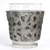 1938 René Lalique – Vase Bacchus Verre Blanc Patiné Gris 12