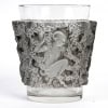 1938 René Lalique – Vase Bacchus Verre Blanc Patiné Gris 11