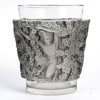 1938 René Lalique – Vase Bacchus Verre Blanc Patiné Gris 13