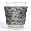 1938 René Lalique – Vase Bacchus Verre Blanc Patiné Gris 14