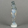 1912 René Lalique – Statuette Moyenne Voilée Verre Opalescent Patiné Bleu 13