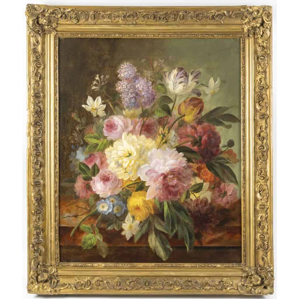 Edouard DIART 1840-1890 Nature morte aux Fleurs 3