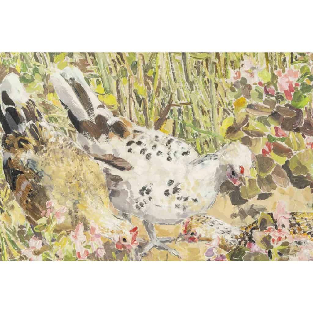 Hélène RIVIERE 1896-1977 Les Poules 5