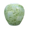 1919 – René Lalique : Vase « Perruches » Opalescent 11