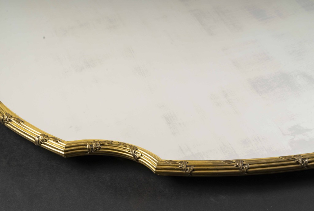BOIN TABURET – SURTOUT de TABLE EN BRONZE DORE OVALE EPOQUE NAPOLEON III 6