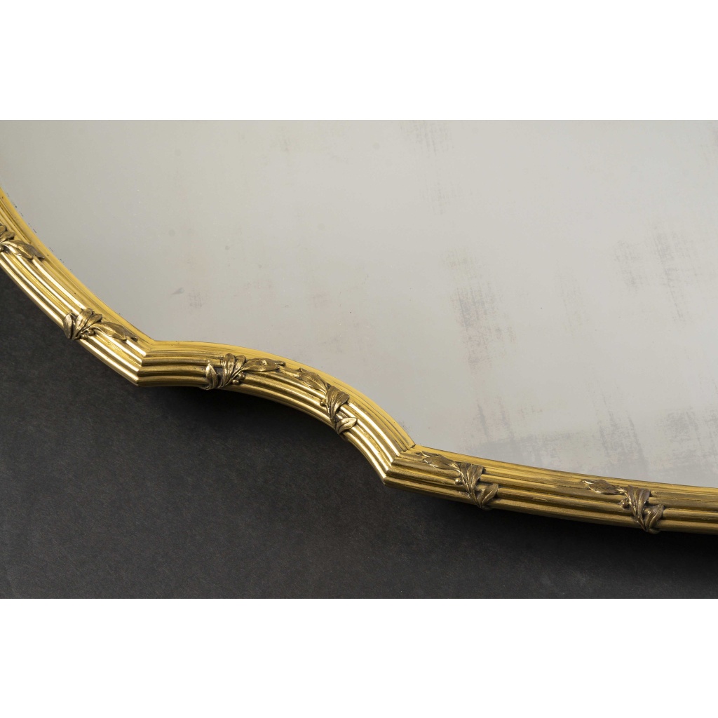 BOIN TABURET – SURTOUT de TABLE EN BRONZE DORE OVALE EPOQUE NAPOLEON III 8