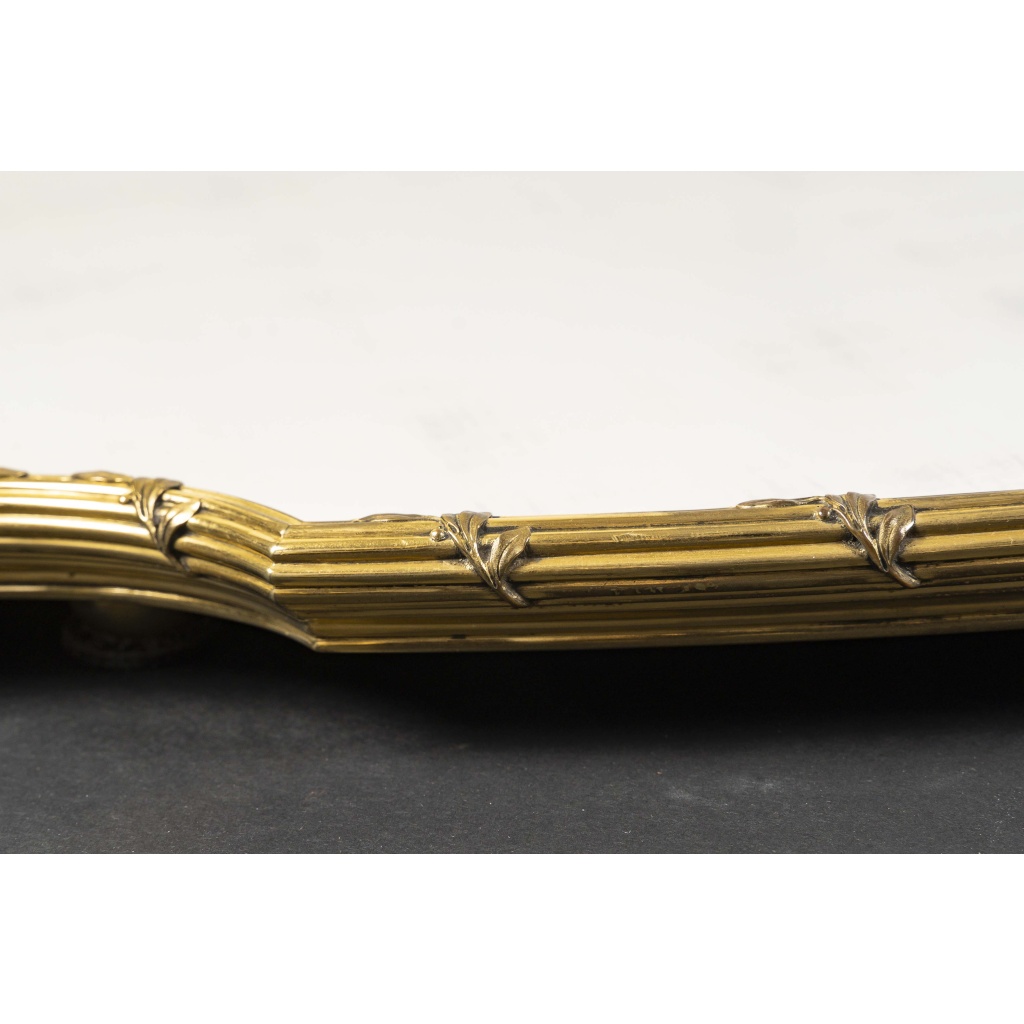 BOIN TABURET – SURTOUT de TABLE EN BRONZE DORE OVALE EPOQUE NAPOLEON III 11