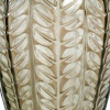 1924 René Lalique – Vase Tournai Verre Gris Fumé Patiné Sépia 13