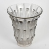 1926 René Lalique – Vase Bellis Verre Blanc Patiné Gris Bleu 9