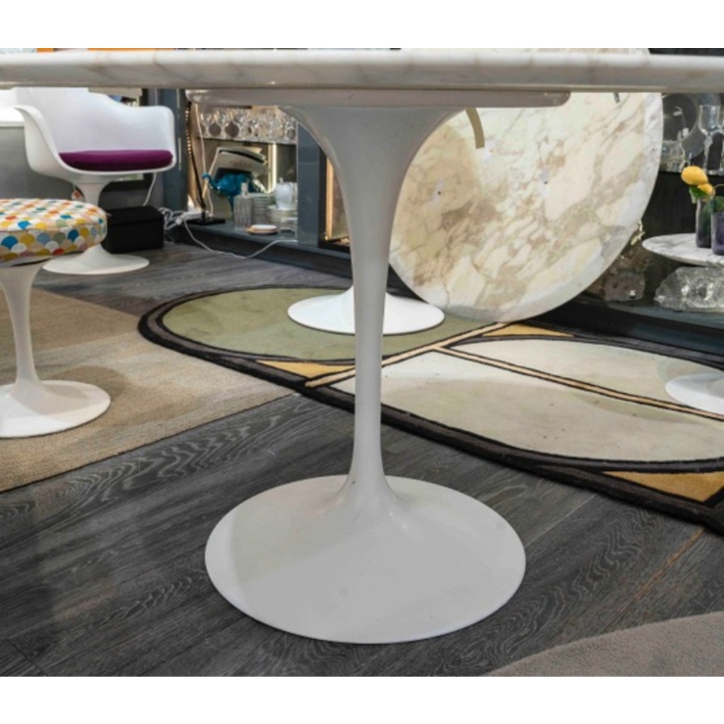 Eero SAARINEN (1910-1961) édité par KNOLL, Table « TULIP » 120 cm 5